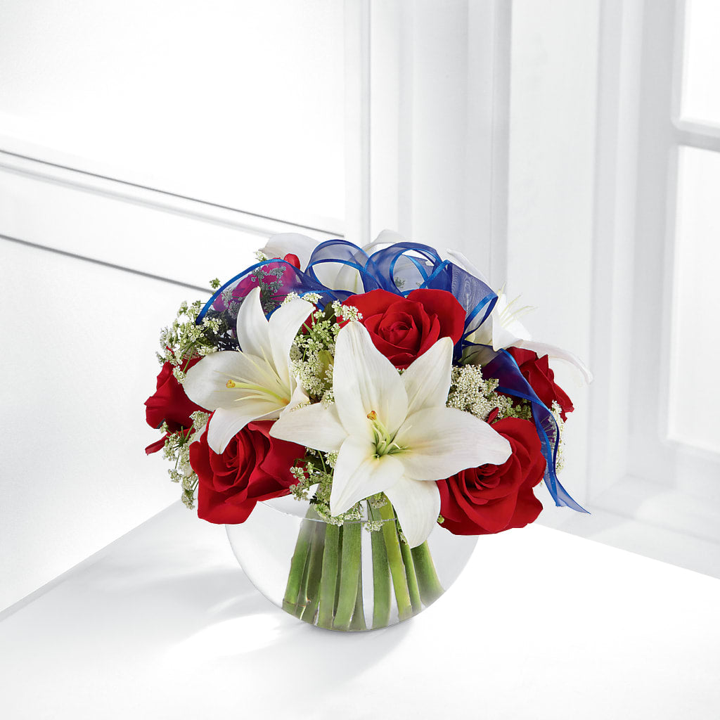 Independence Bouquet – Dalias Flowers, Cornelius NC
