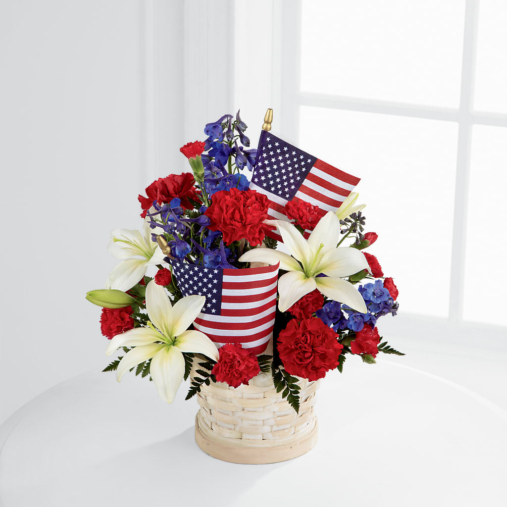 American Glory Bouquet – Dalias Flowers, Cornelius NC