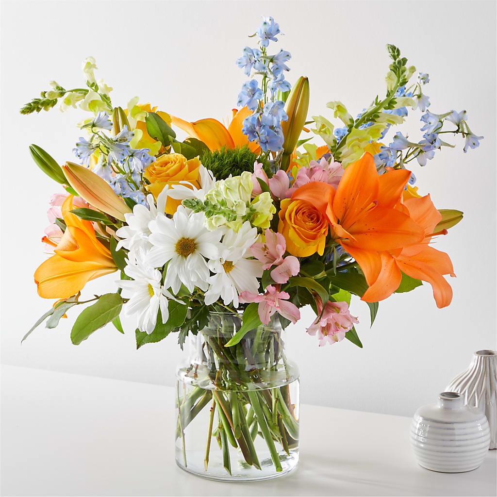 Sun Salutation Bouquet – Dalias Flowers, Cornelius NC