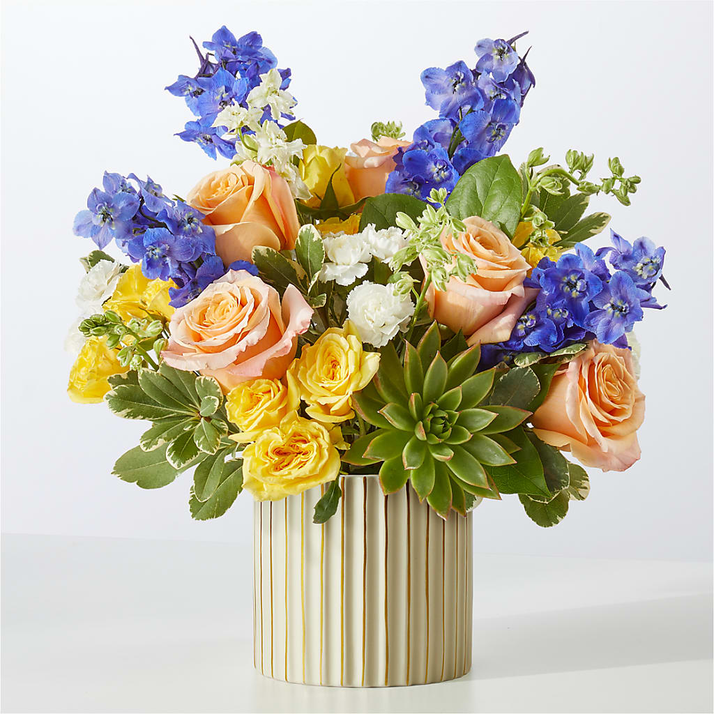 Cobalt Reverie Bouquet – Dalias Flowers, Cornelius NC