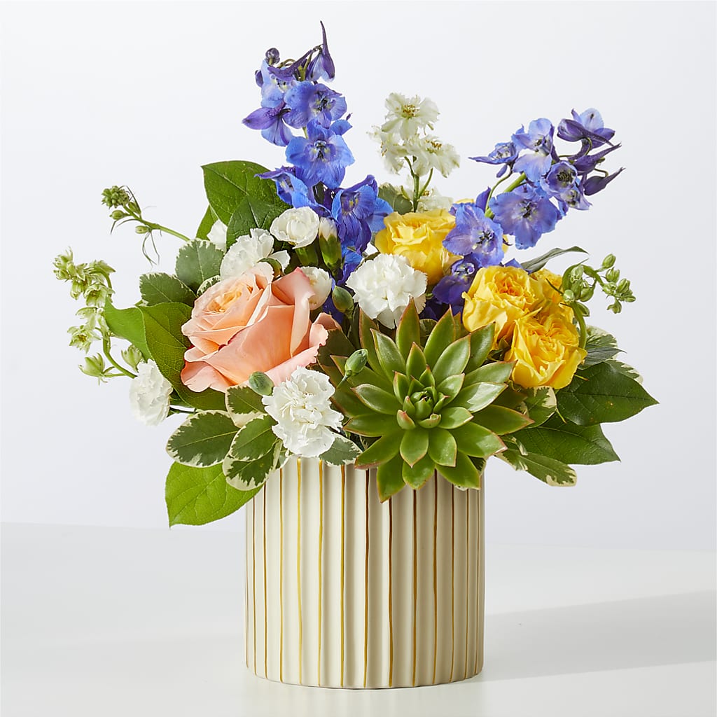 Cobalt Reverie Bouquet – Dalias Flowers, Cornelius NC