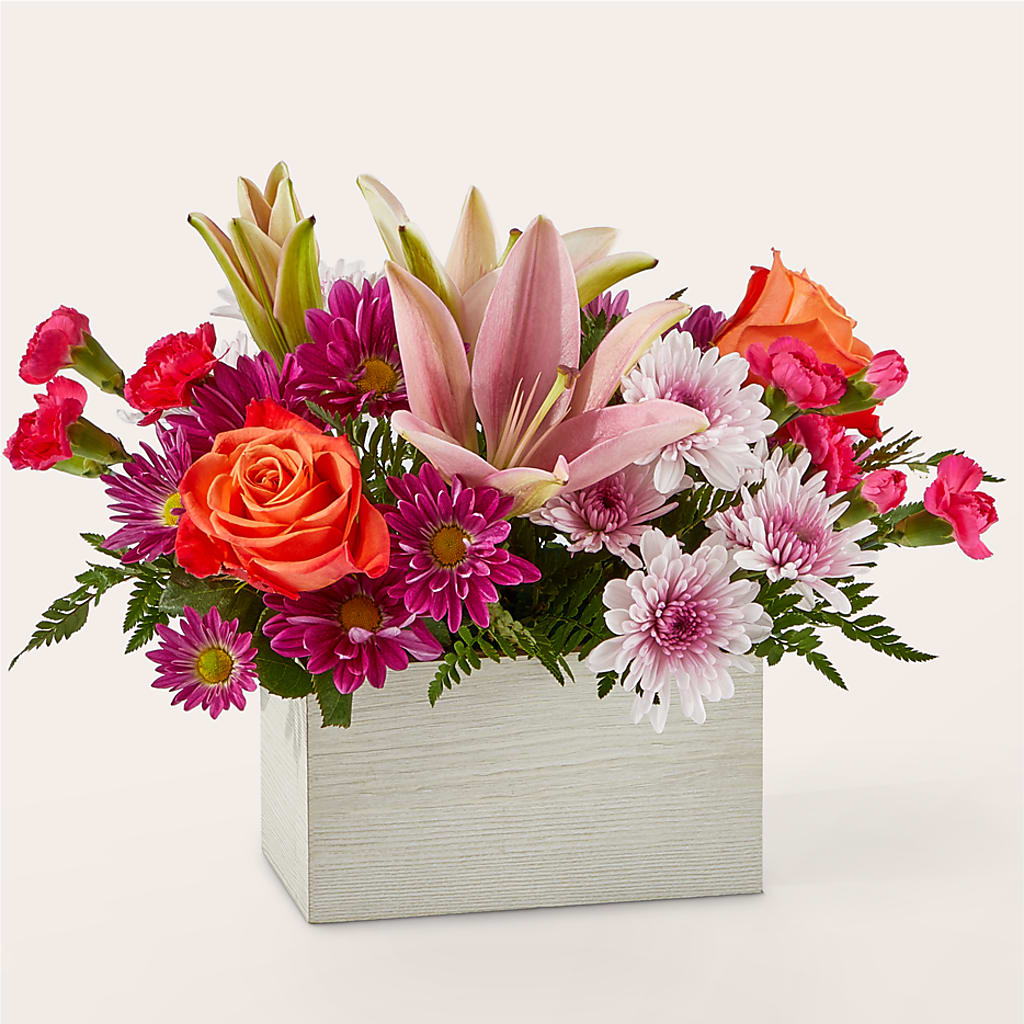 Light of My Life Box Bouquet – Dalias Flowers, Cornelius NC