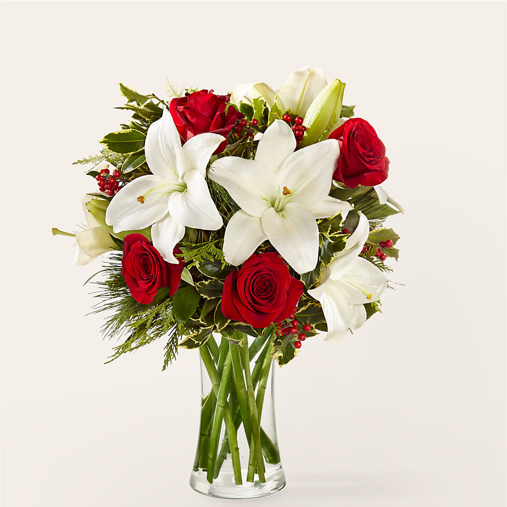 Sparkling Snowflakes Bouquet – Dalias Flowers, Cornelius NC