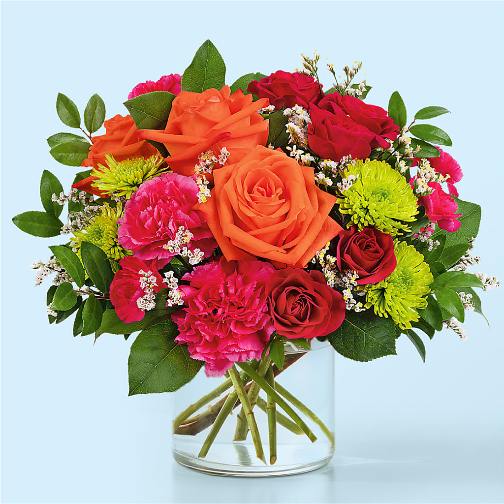 Colorful Carnival Bouquet – Dalias Flowers, Cornelius NC