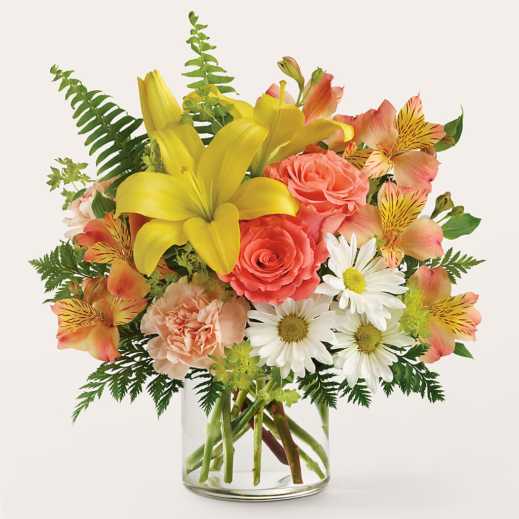 Sunset Strip Bouquet – Dalias Flowers, Cornelius NC