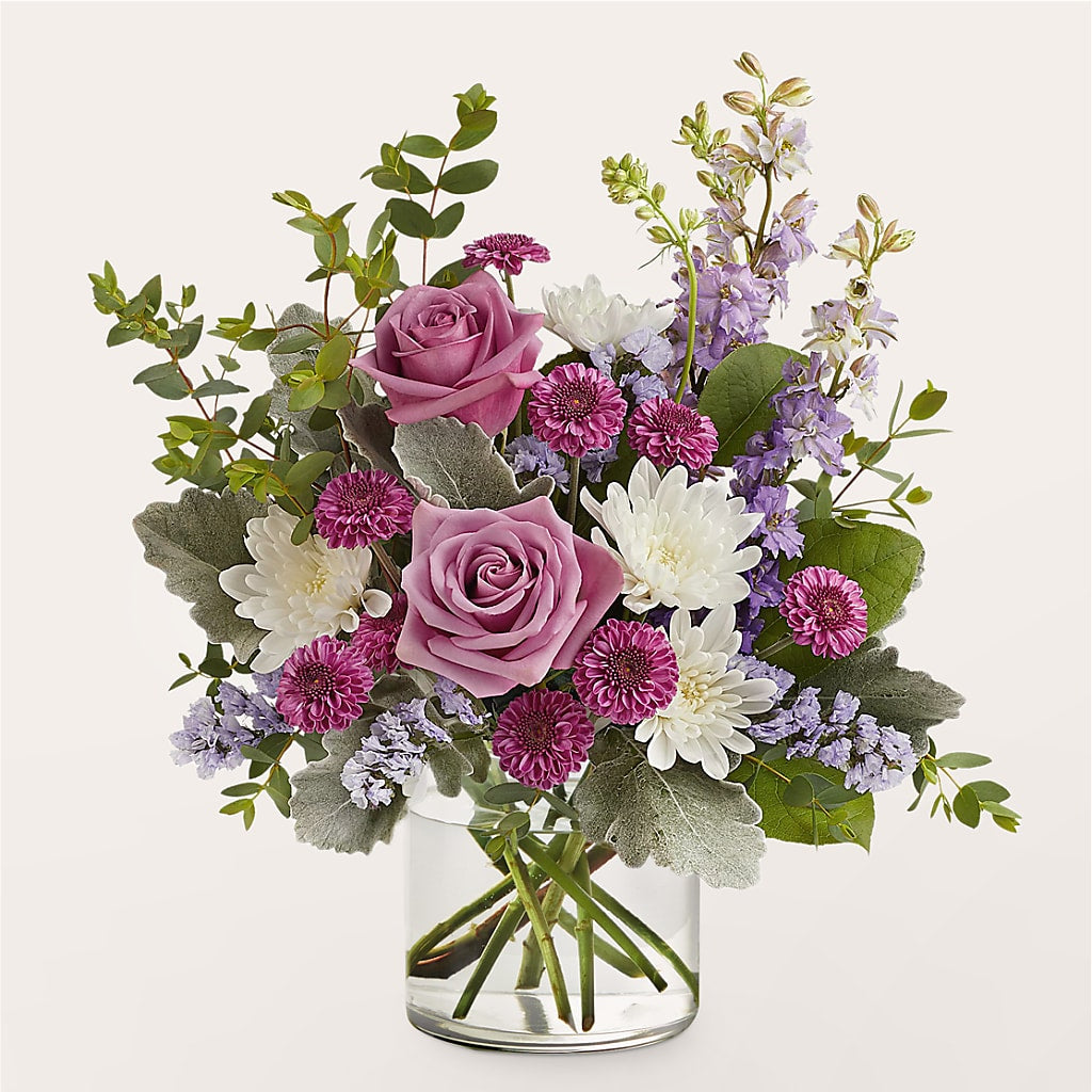 Violet Frost Bouquet – Dalias Flowers, Cornelius NC