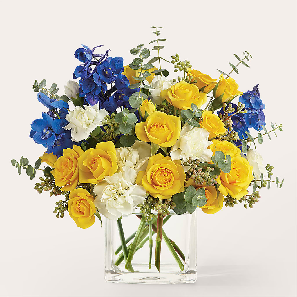 Sparkling Citrine Bouquet – Dalias Flowers, Cornelius NC