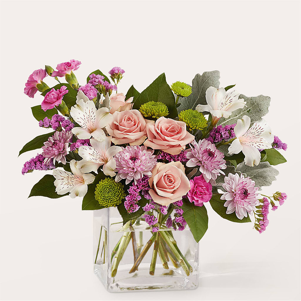 Pink Suede Bouquet – Dalias Flowers, Cornelius NC