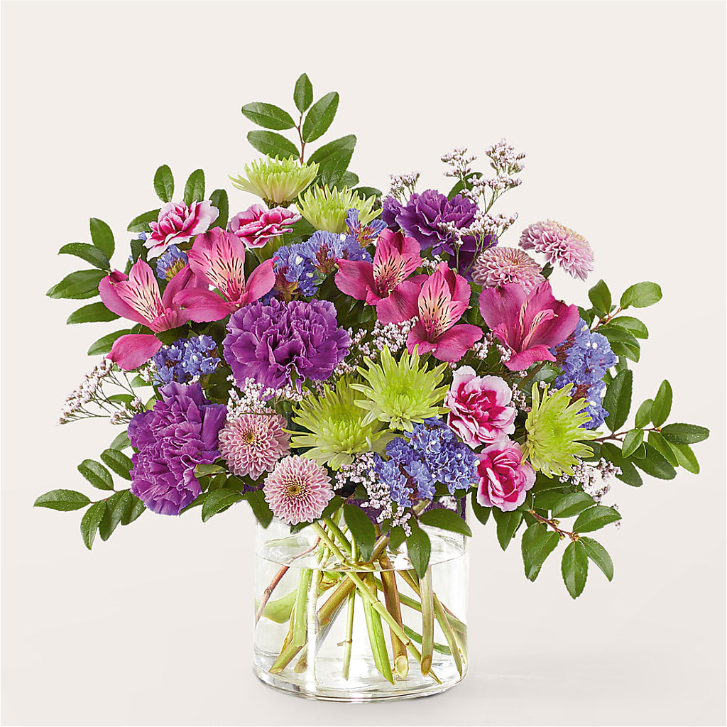 Glass Half Full Bouquet – Dalias Flowers, Cornelius NC