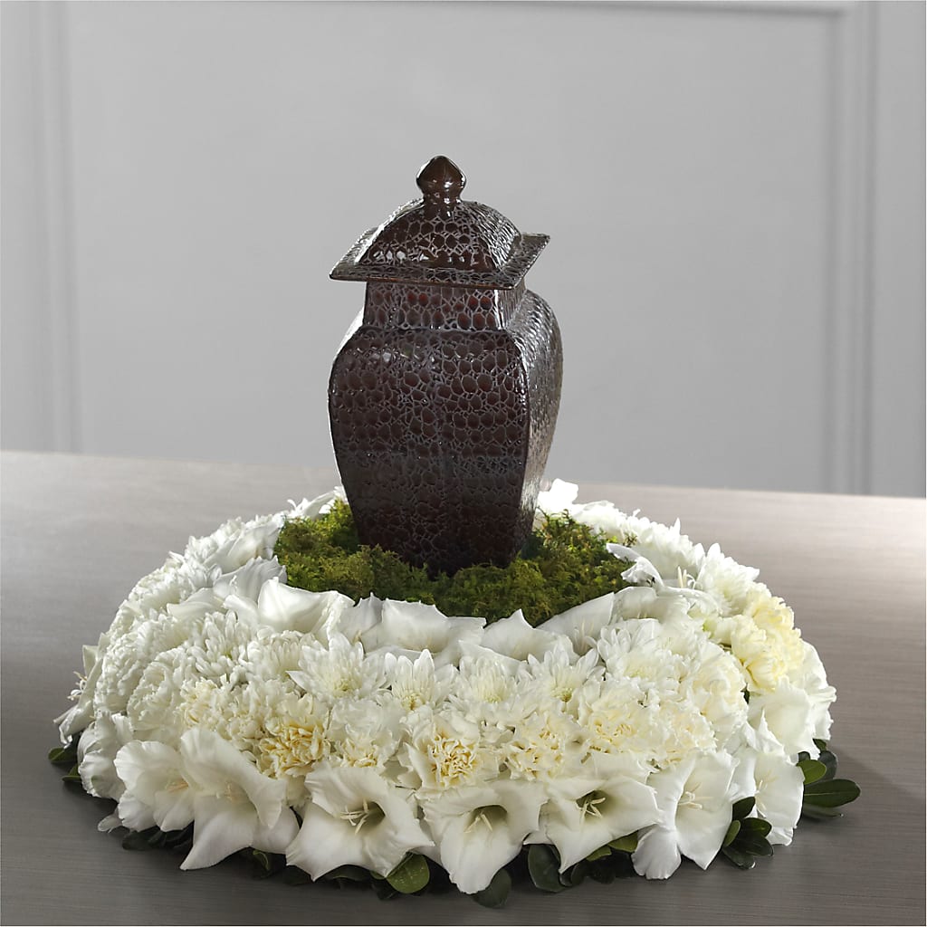 Encircling Grace Arrangement – Dalias Flowers, Cornelius NC