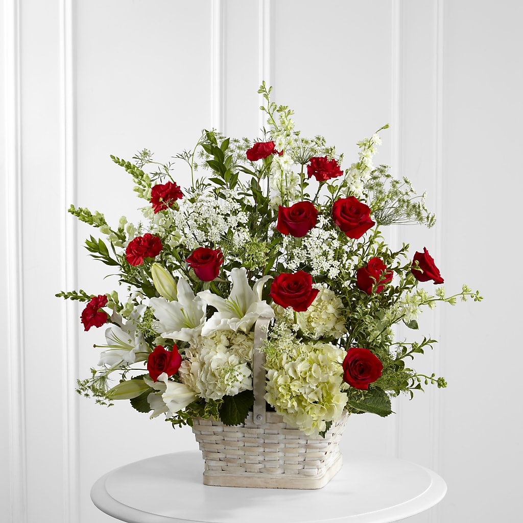 In Loving Memory Arrangement – Dalias Flowers, Cornelius NC