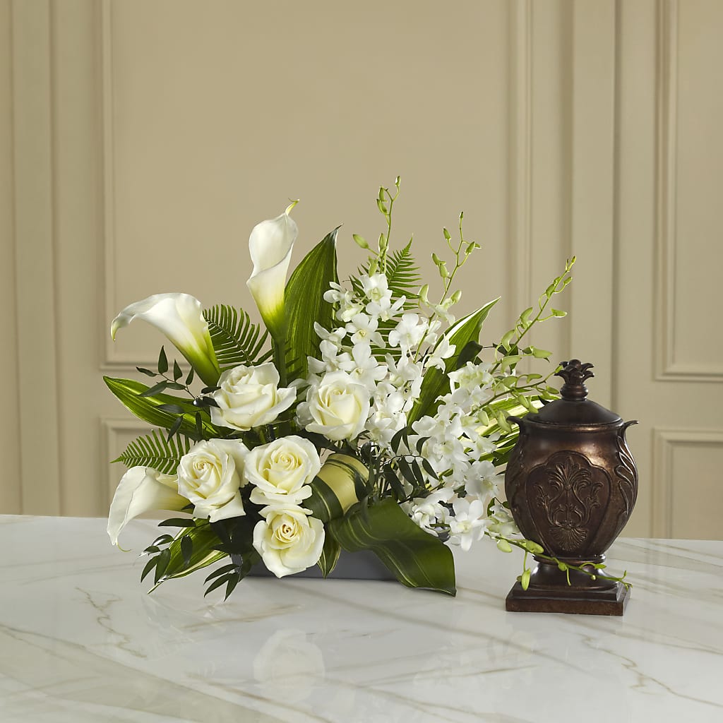 At Peace Arrangement – Dalias Flowers, Cornelius NC