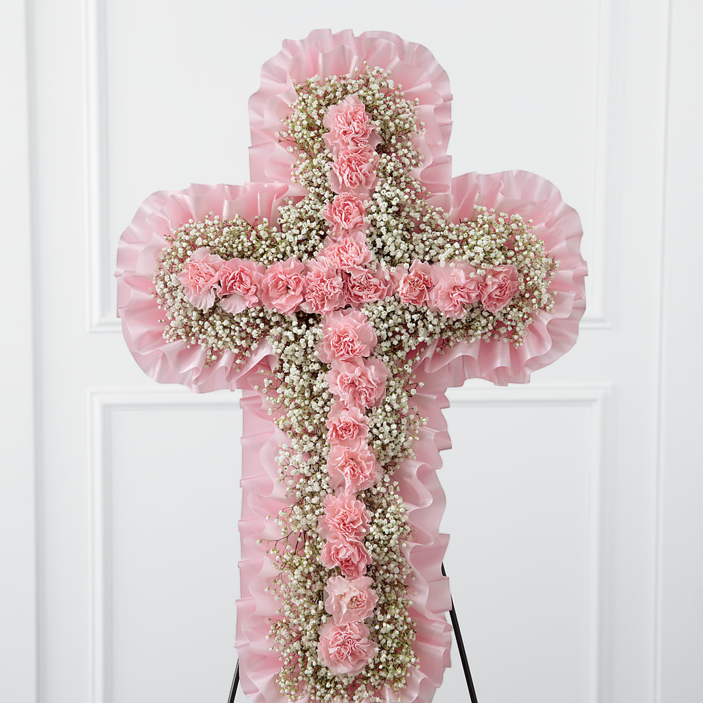 Angel's Cross Easel – Dalias Flowers, Cornelius NC
