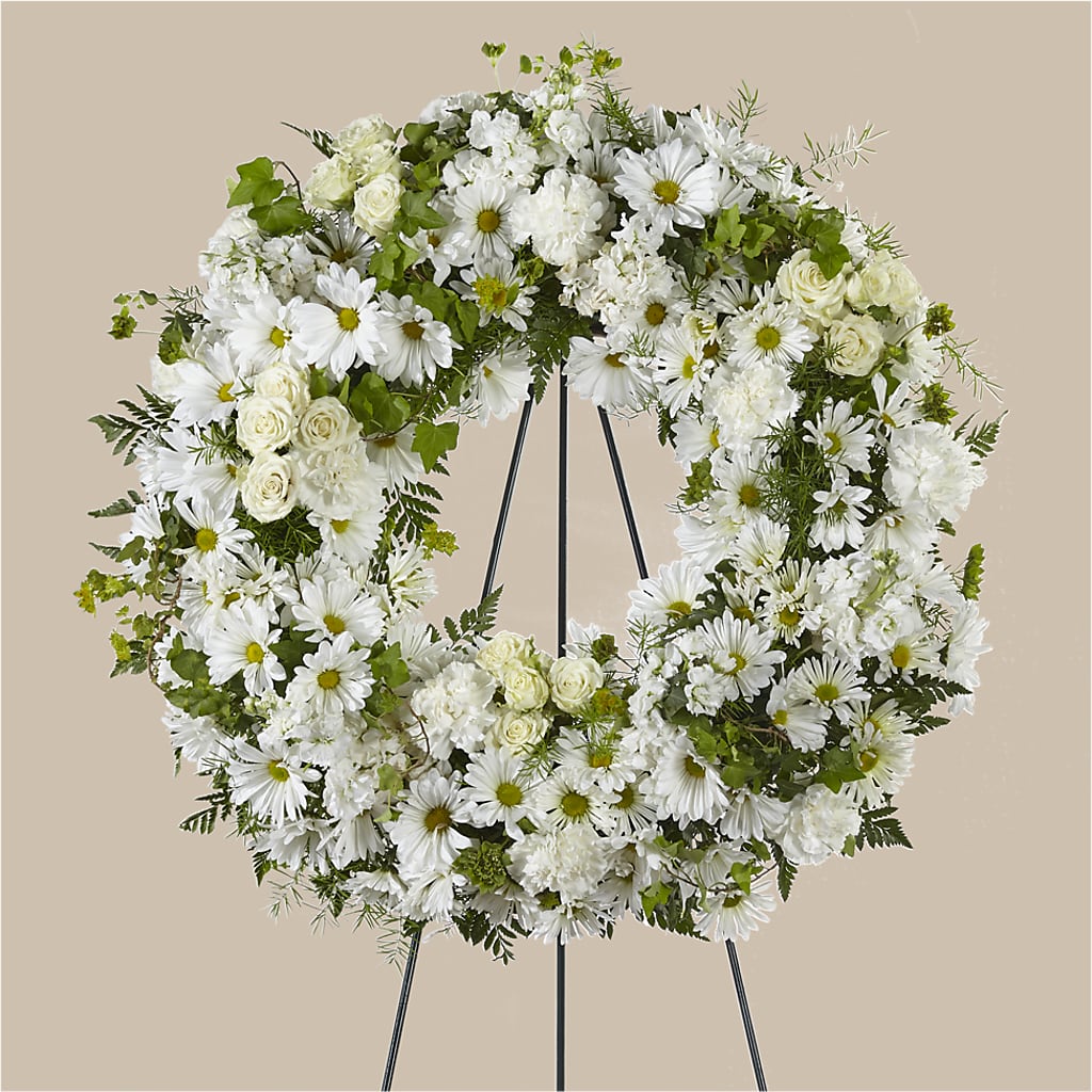 Faithful Wishes Wreath – Dalias Flowers, Cornelius NC