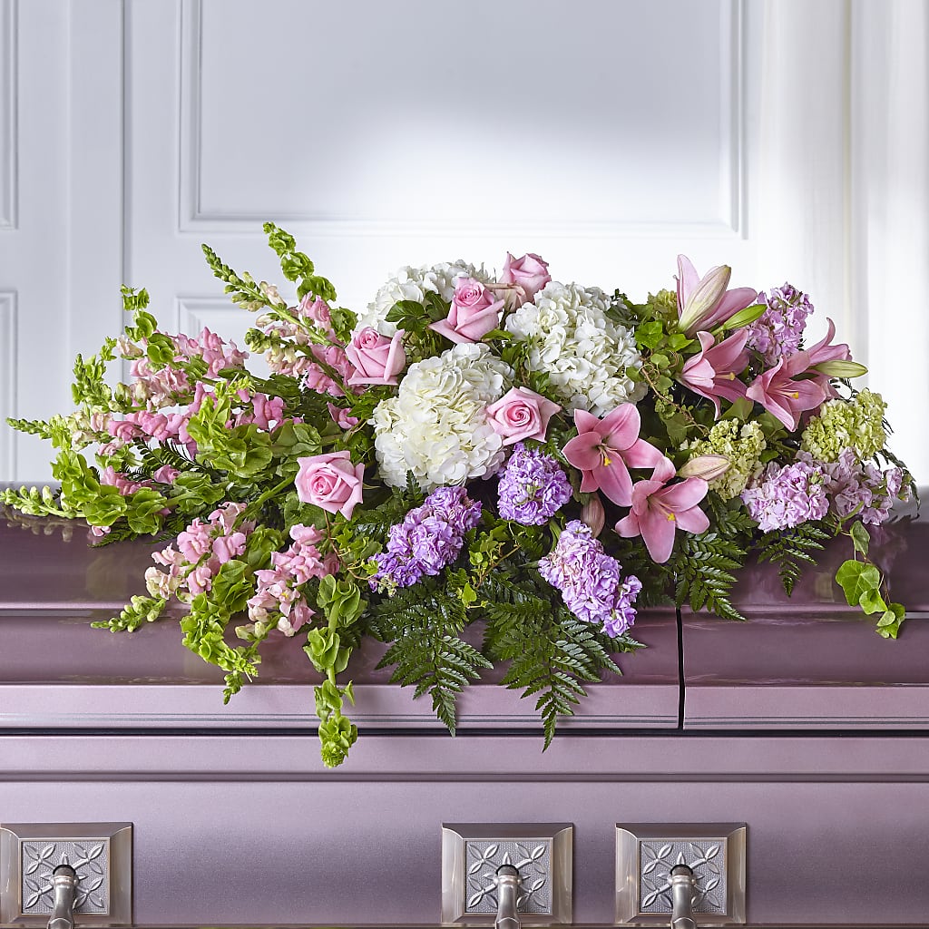 Life's Gratitude Casket Spray – Dalias Flowers, Cornelius NC