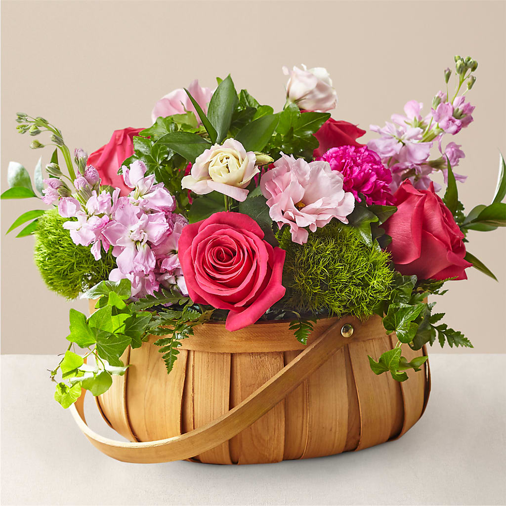 Radiance in Bloom Basket – Dalias Flowers, Cornelius NC