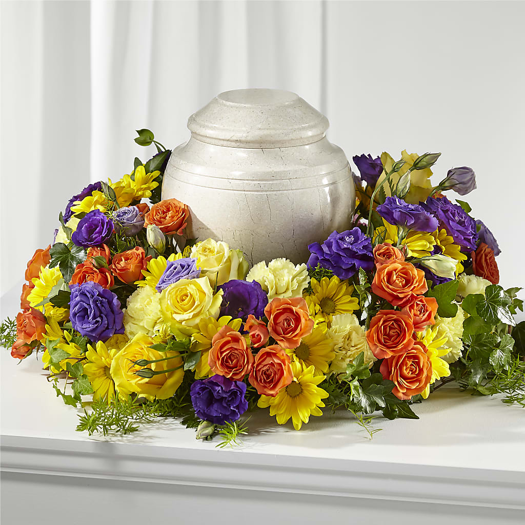Blossoms of Remembrance Cremation Adornment – Dalias Flowers, Cornelius NC
