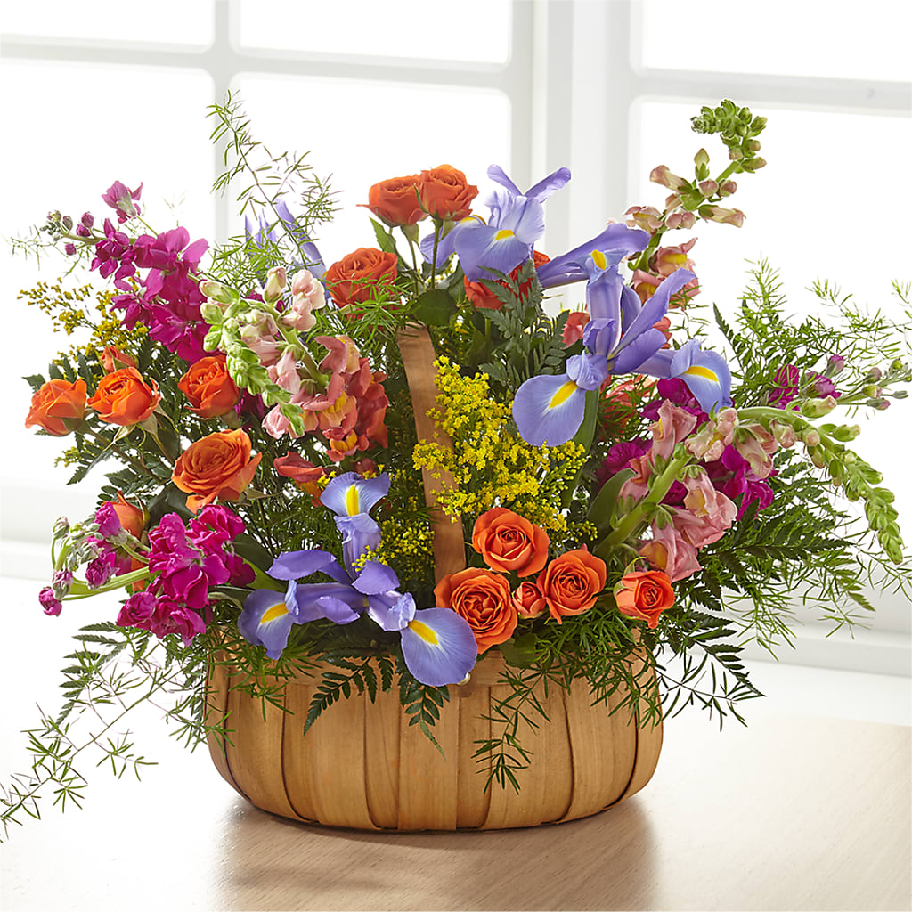Garden of Life Basket – Dalias Flowers, Cornelius NC