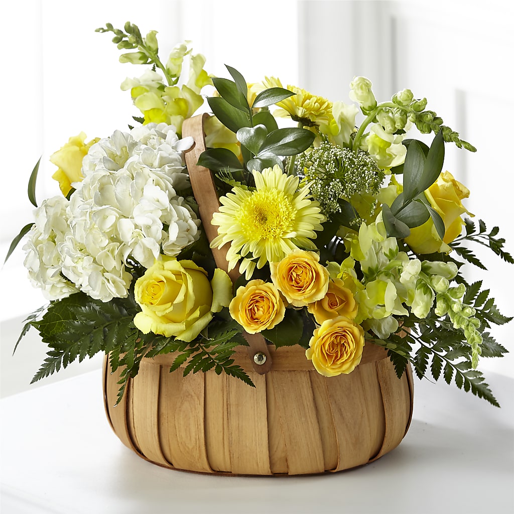 Rustic Remembrance Basket – Dalias Flowers, Cornelius NC