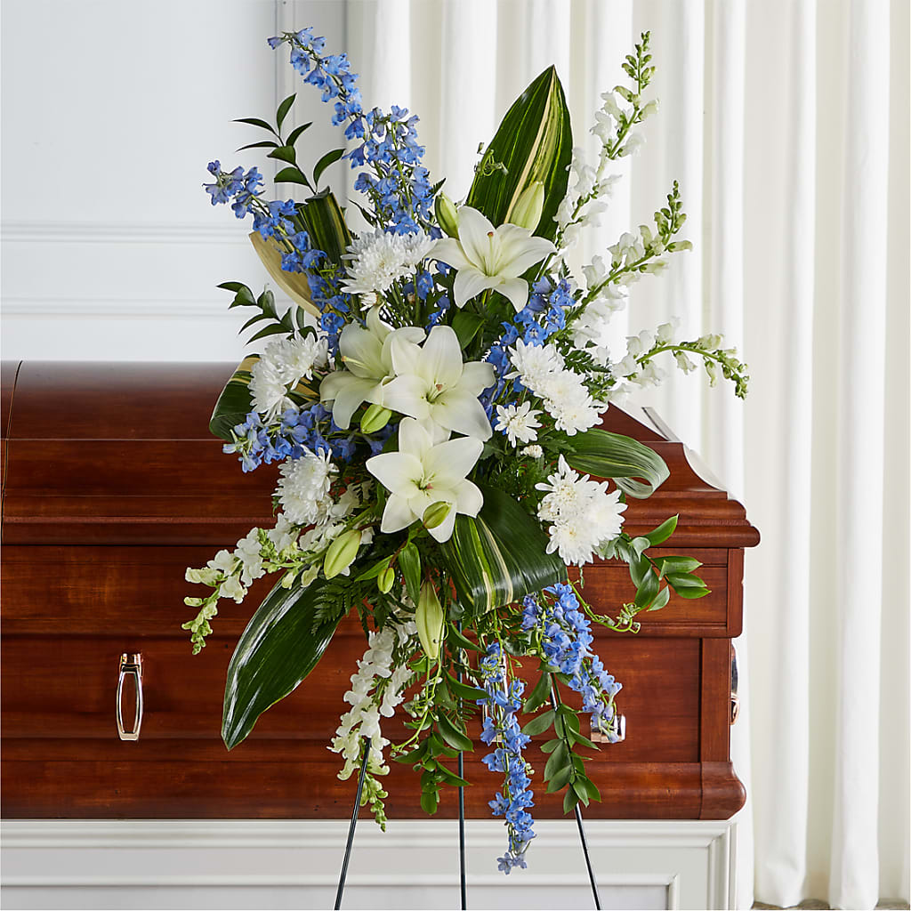 Eternal Impressions Standing Spray – Dalias Flowers, Cornelius NC