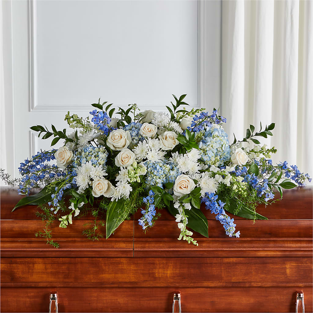 Timeless Essence Casket Spray – Dalias Flowers, Cornelius NC