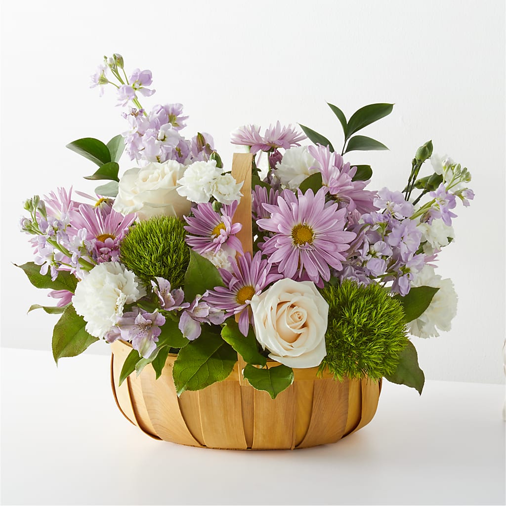 Peace & Love Basket – Dalias Flowers, Cornelius NC