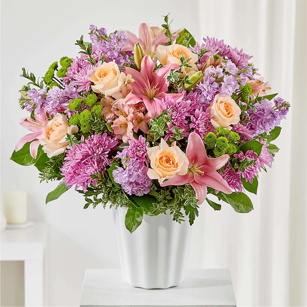 Supportive Embrace Tabletop Basket – Dalias Flowers, Cornelius NC