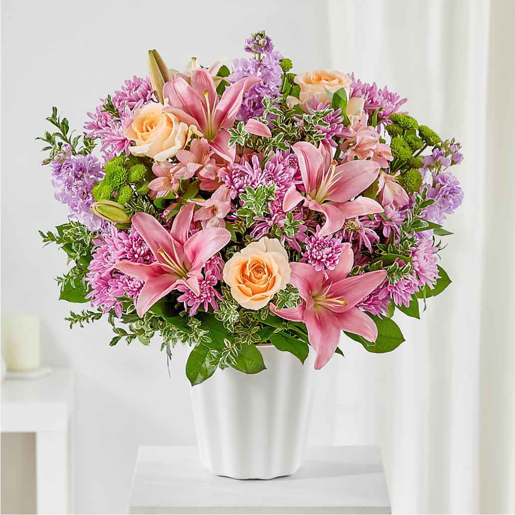 Supportive Embrace Tabletop Basket – Dalias Flowers, Cornelius NC