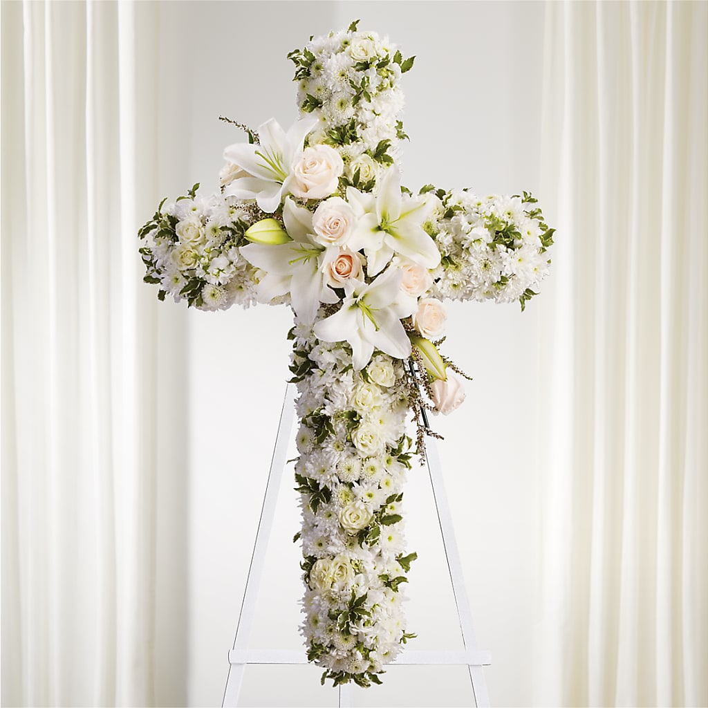 Spiritual Guidance Standing Spray – Dalias Flowers, Cornelius NC