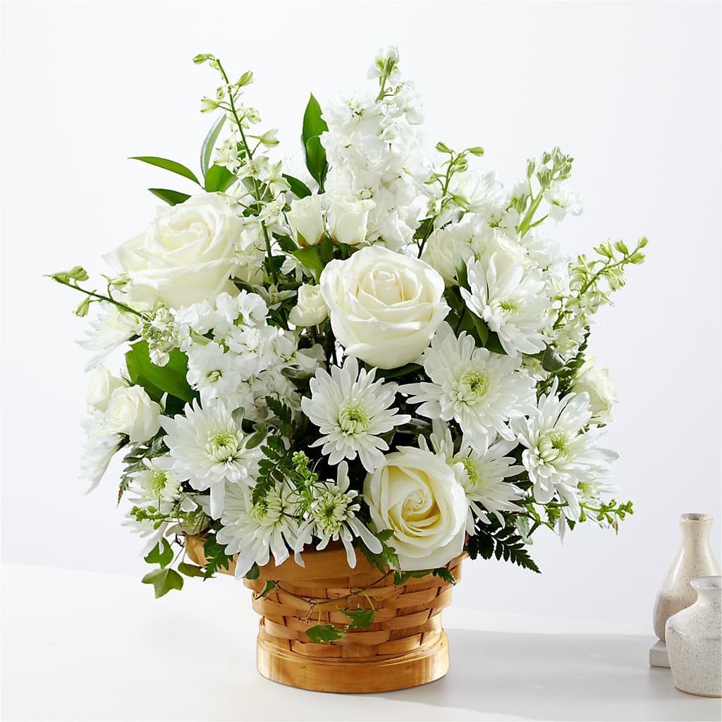 Heartfelt Condolences Arrangement – Dalias Flowers, Cornelius NC