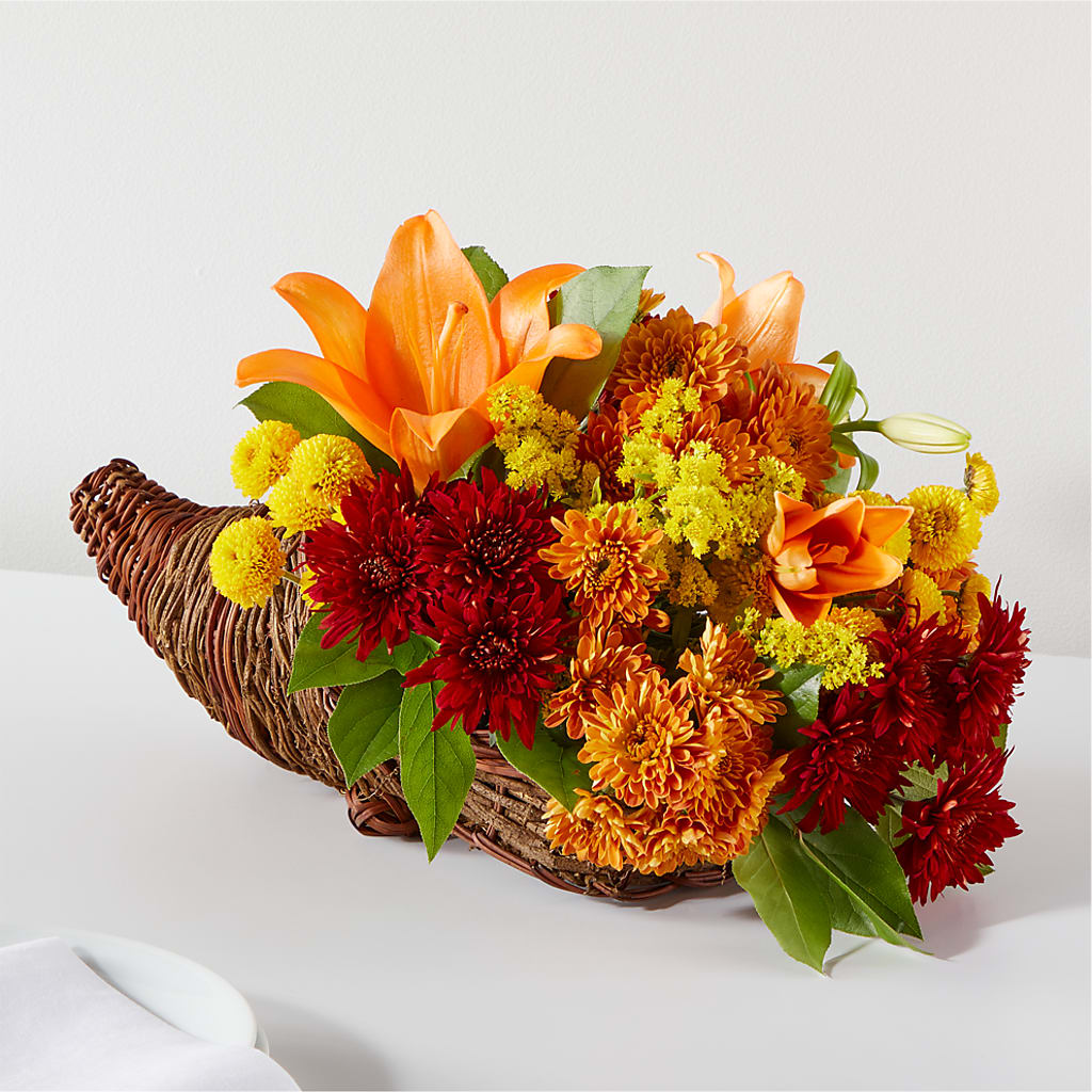 Bouquet of Blessings Cornucopia – Dalias Flowers, Cornelius NC