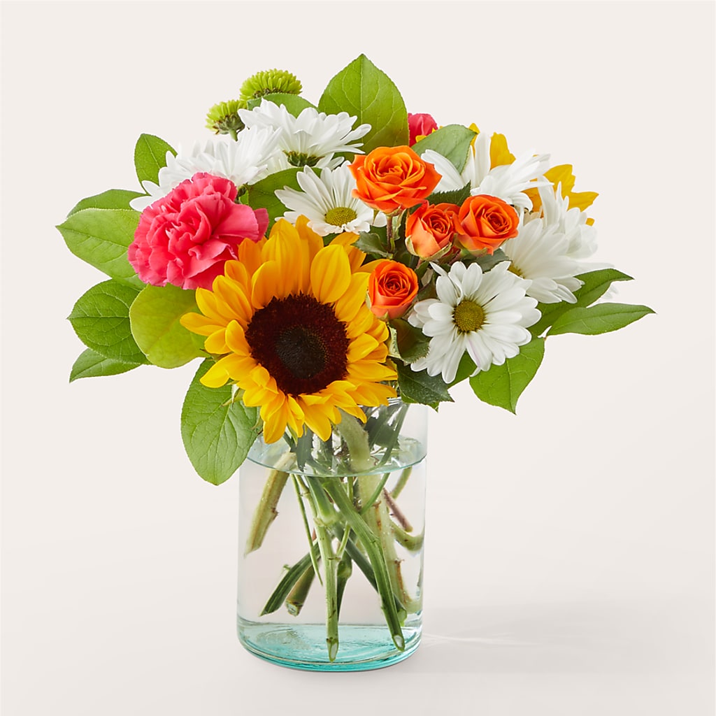 Sun-drenched Blooms Bouquet – Dalias Flowers, Cornelius NC