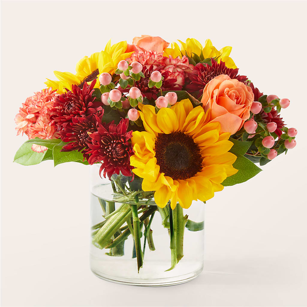 September Sunset Bouquet – Dalias Flowers, Cornelius NC