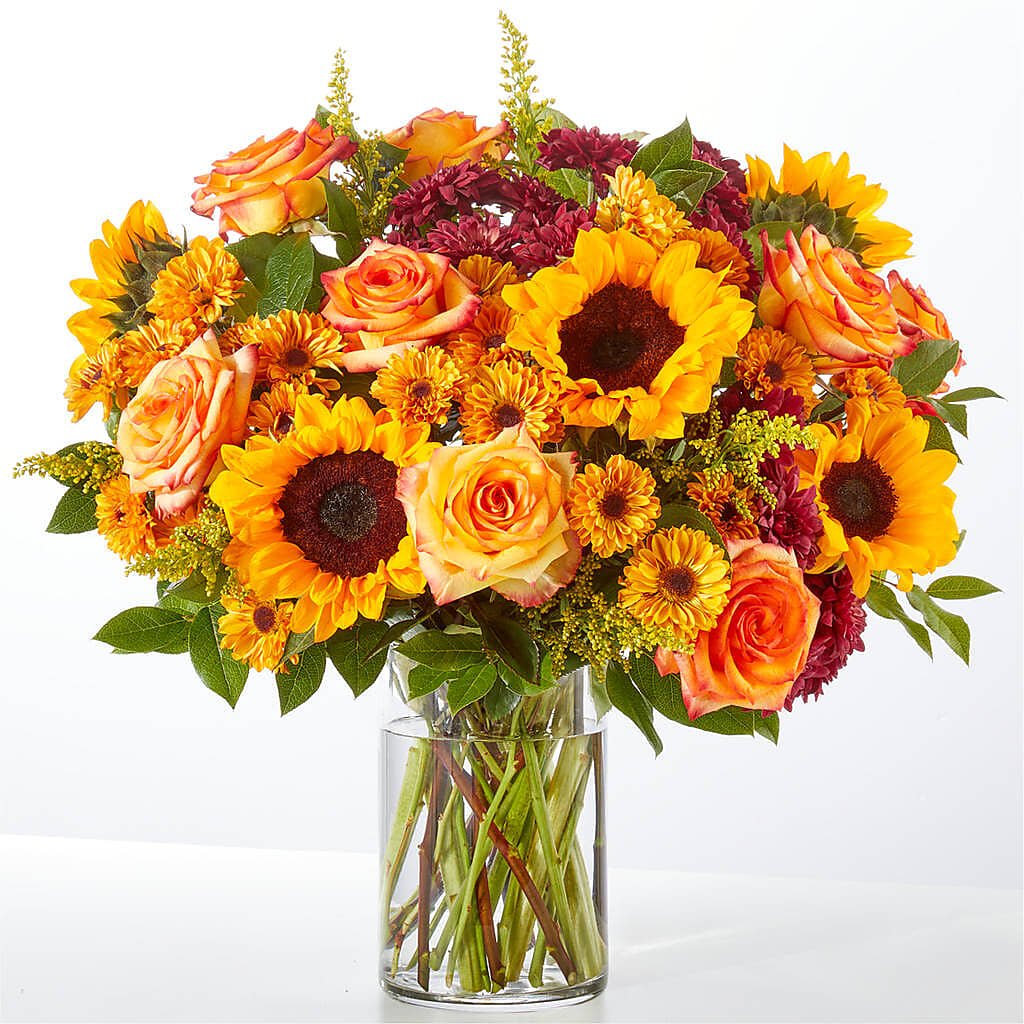 Flannel Scarf Bouquet – Dalias Flowers, Cornelius NC