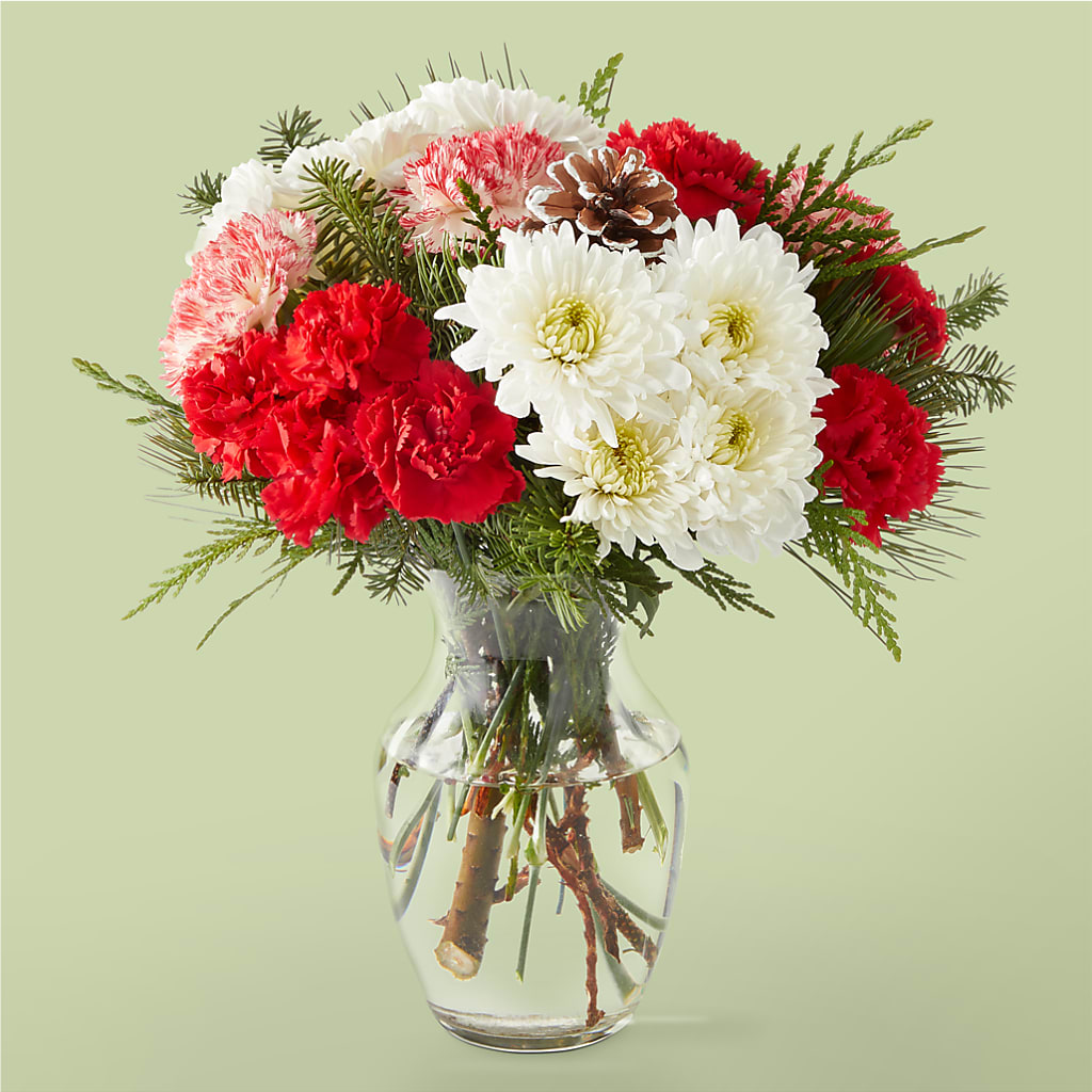 Candy Cane Lane Bouquet – Dalias Flowers, Cornelius NC