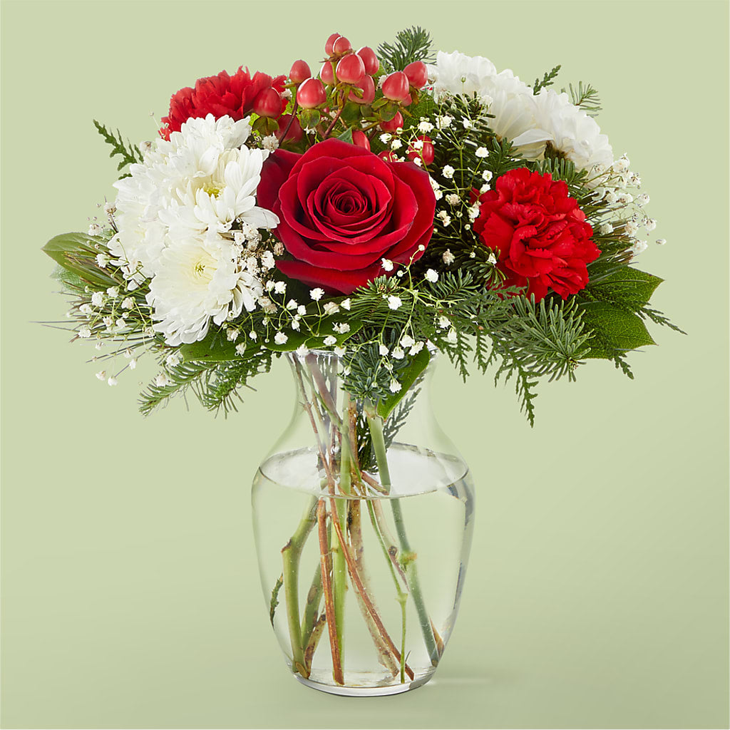 Chance of Flurries Bouquet – Dalias Flowers, Cornelius NC