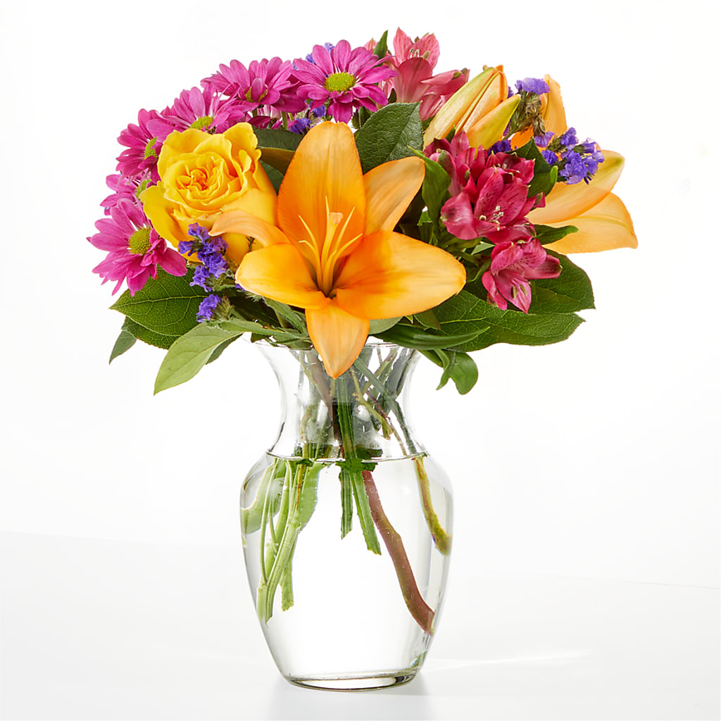 Colorful Visions Bouquet – Dalias Flowers, Cornelius NC