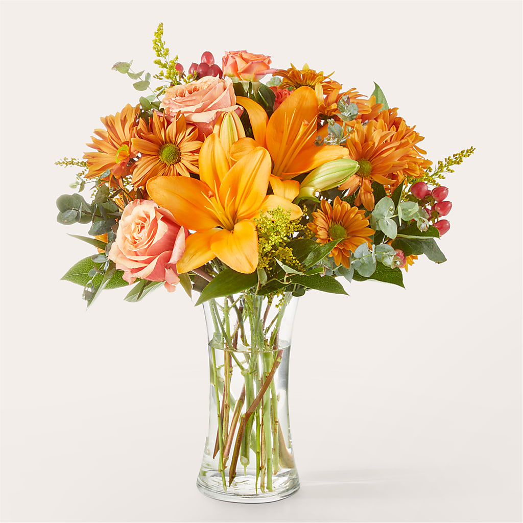 Harvest Hayride Bouquet – Dalias Flowers, Cornelius NC