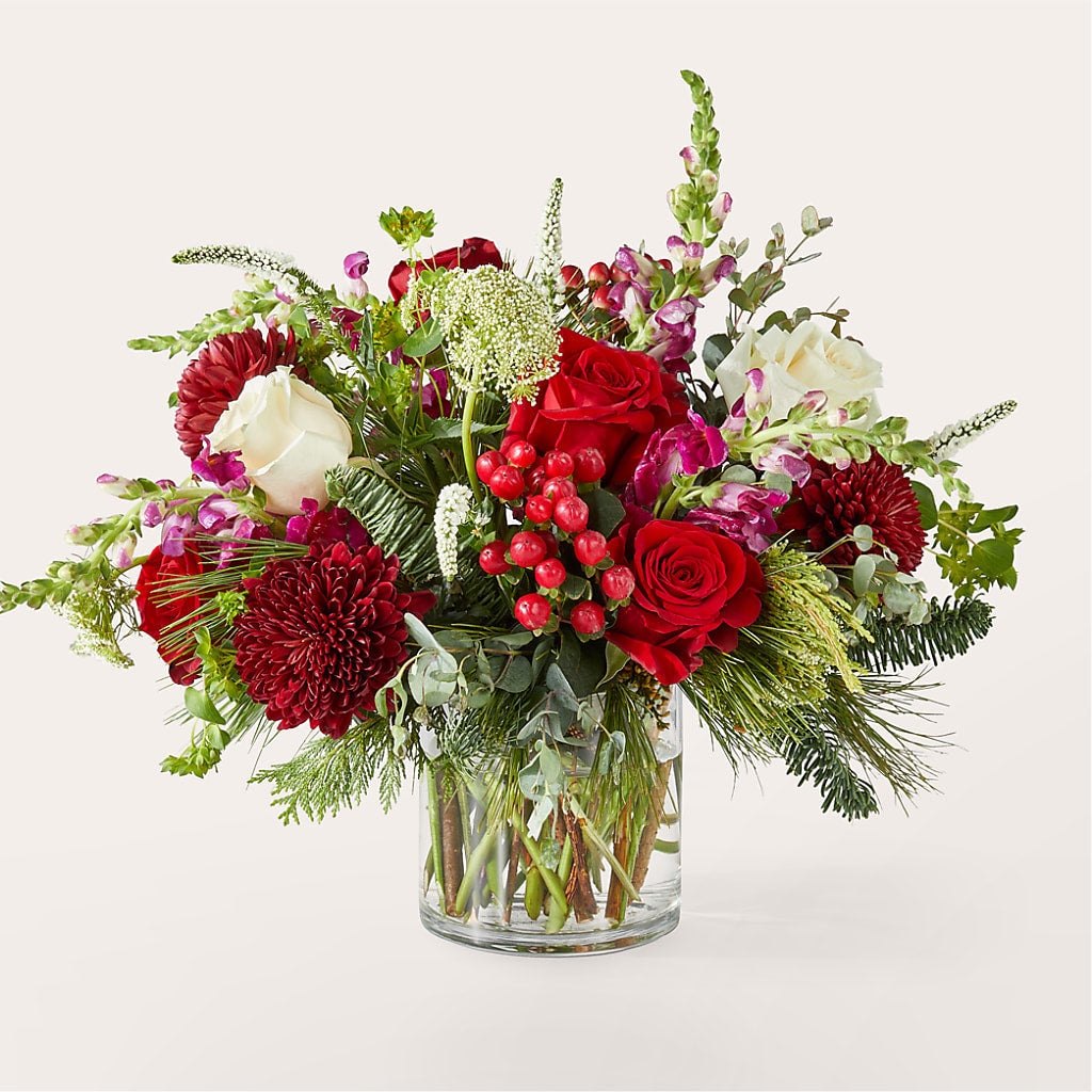 Cranberry Fizz Bouquet – Dalias Flowers, Cornelius NC