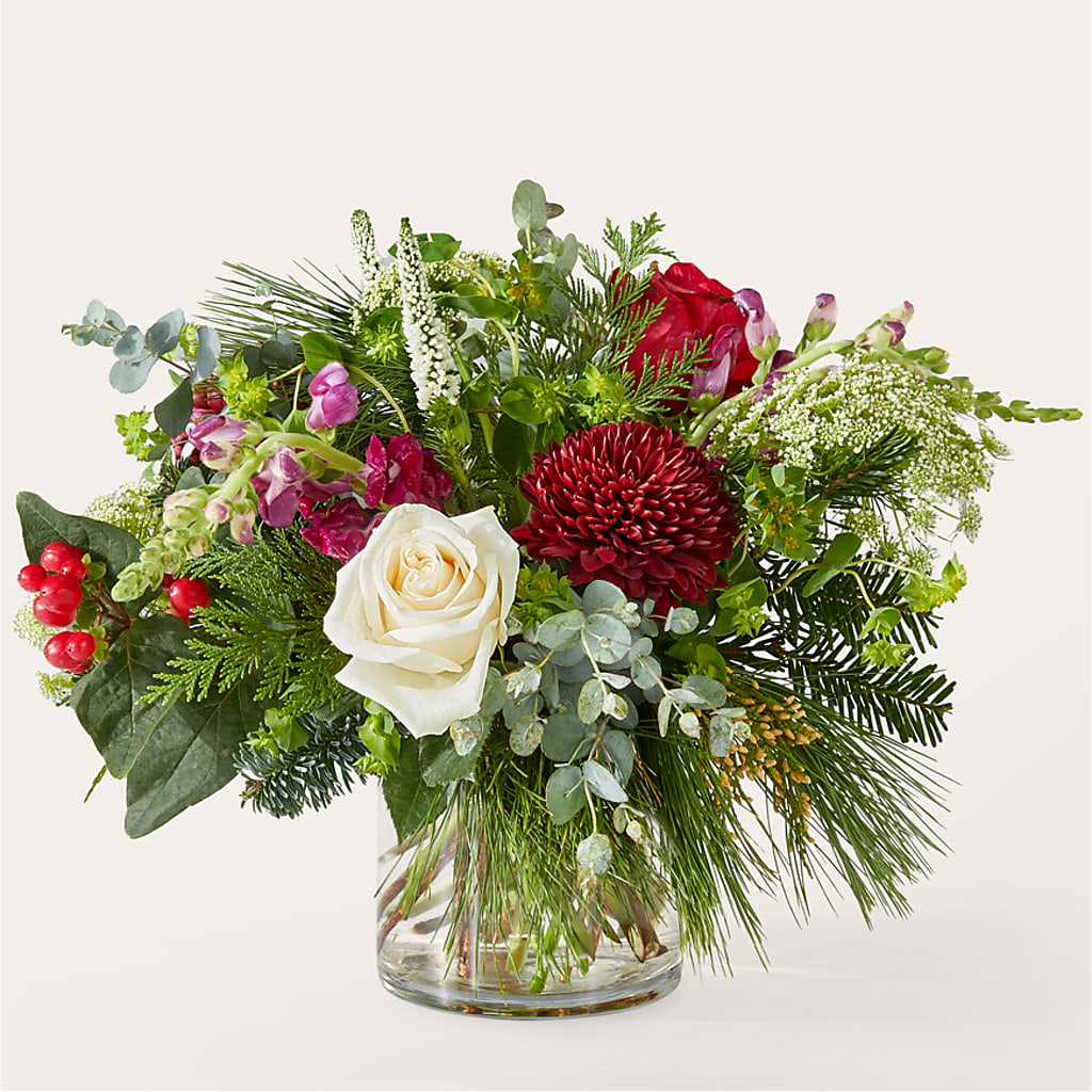 Cranberry Fizz Bouquet – Dalias Flowers, Cornelius NC