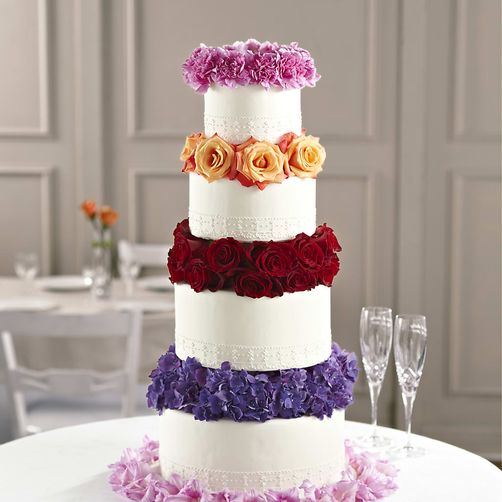 Infinite Love Cake Décor – Dalias Flowers, Cornelius NC