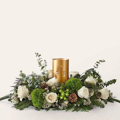Chestnuts Roasting Centerpiece –  Dalias Flowers, Cornelius NC