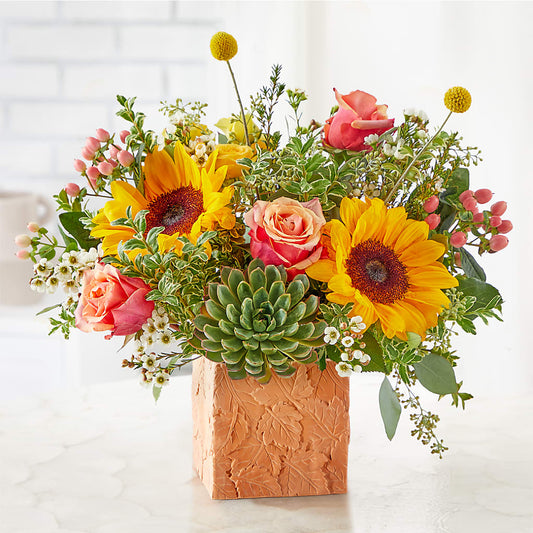 Sunflower Season Bouquet –  Dalias Flowers, Cornelius NC