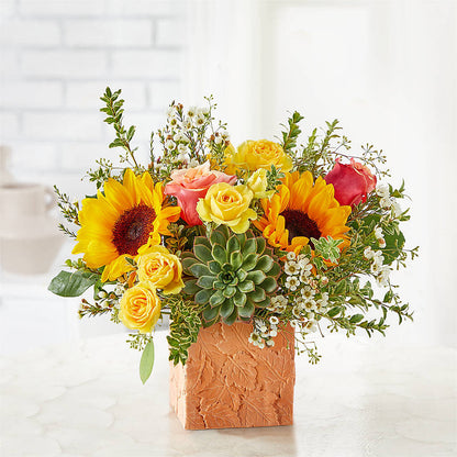 Sunflower Season Bouquet –  Dalias Flowers, Cornelius NC