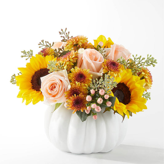 Pumpkin to Talk About Bouquet –  Dalias Flowers, Cornelius NC