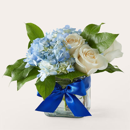 Sky Blue Delight Bouquet –  Dalias Flowers, Cornelius NC