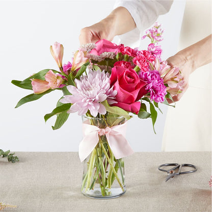 Pink Ribbon - A Florist Original –  Dalias Flowers, Cornelius NC