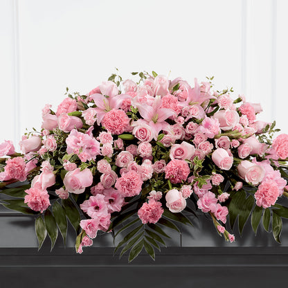 Garden of Comfort Casket Spray (Standard) –  Dalias Flowers, Cornelius NC