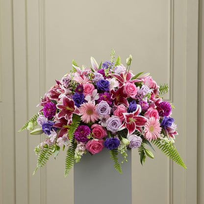 Fare Thee Well Pedestal –  Dalias Flowers, Cornelius NC