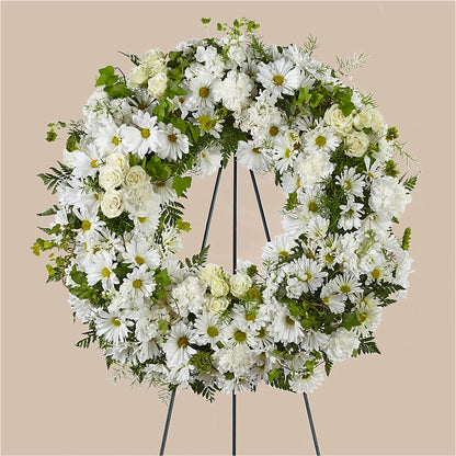 Faithful Wishes Wreath –  Dalias Flowers, Cornelius NC